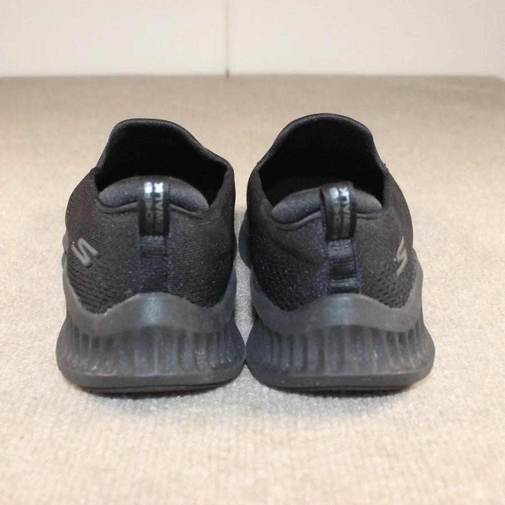 Skechers GO WALK Smart 2 Black Slip On Walking Shoes 125645W Womens 8 Wide
